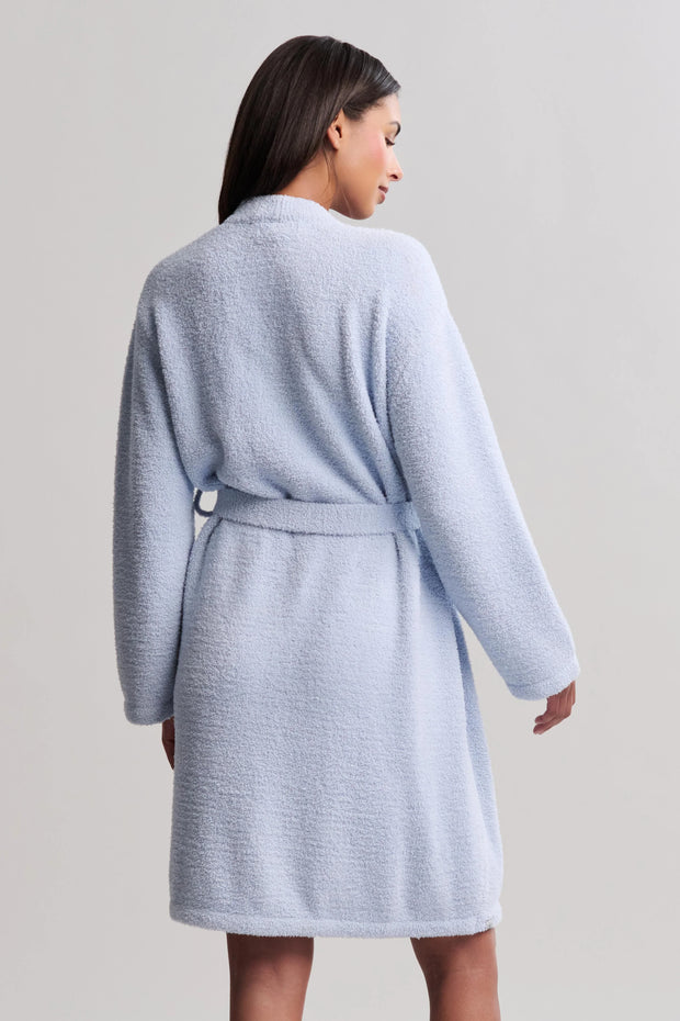 Barefoot Dreams CozyChic Snow Drop Robe ~ Size Small / Medium