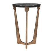 Uttermost Bohdi Antique Brass Accent Table ~ Indoor And Outdoor Use