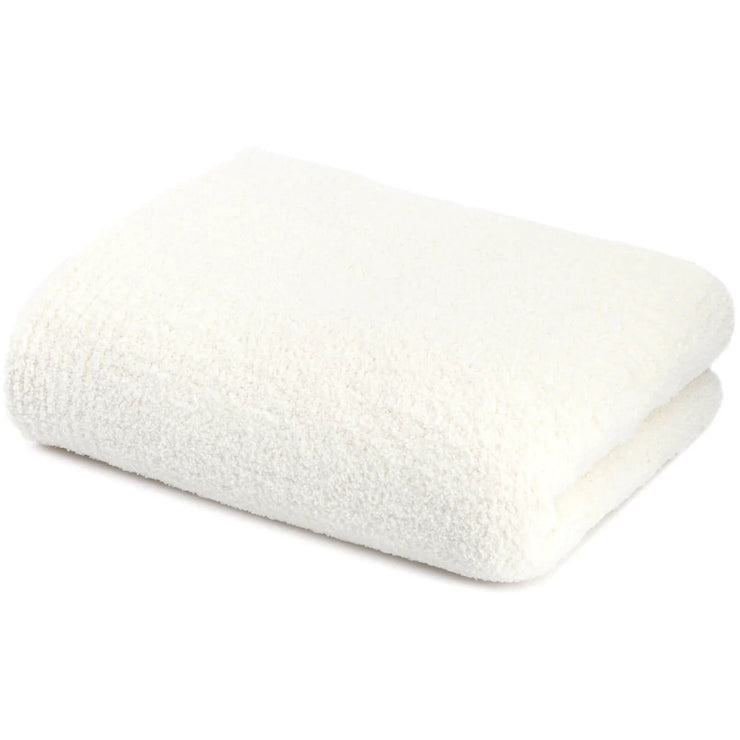 Kashwere Ultra Plush Creme Signature Solid Queen Blanket