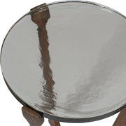 Uttermost Bohdi Antique Brass Accent Table ~ Indoor And Outdoor Use