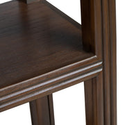 Crestview Collection Vista Stained Brown Etagere