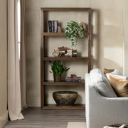 Crestview Collection Vista Stained Brown Etagere