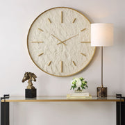 Uttermost Stone Serenity Off White Wall Clock