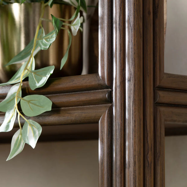 Crestview Collection Vista Stained Brown Etagere