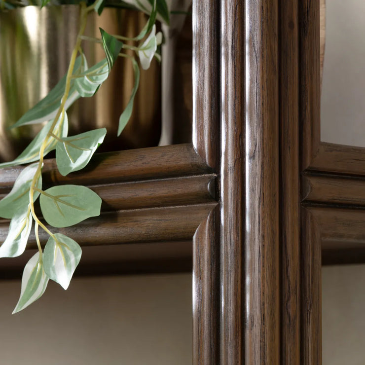 Crestview Collection Vista Stained Brown Etagere