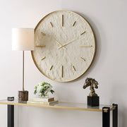 Uttermost Stone Serenity Off White Wall Clock