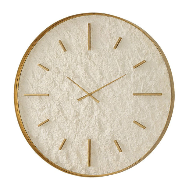 Uttermost Stone Serenity Off White Wall Clock