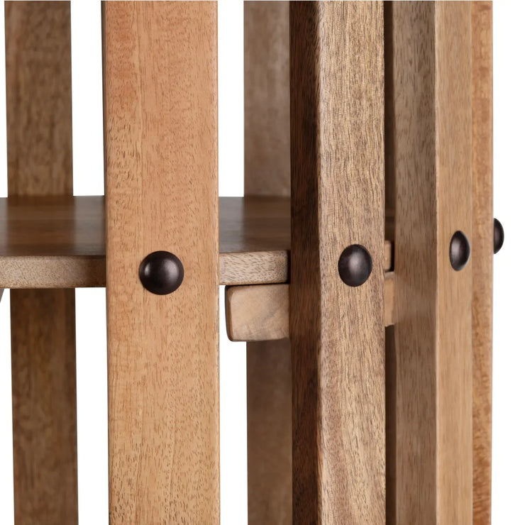 Crestview Collection Santa Ana Mango Wood Etagere