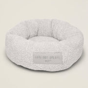 Barefoot Dreams CozyChic Pearl and Silver Round Pet Bed ~ Available in 3 Sizes