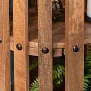 Crestview Collection Santa Ana Mango Wood Etagere