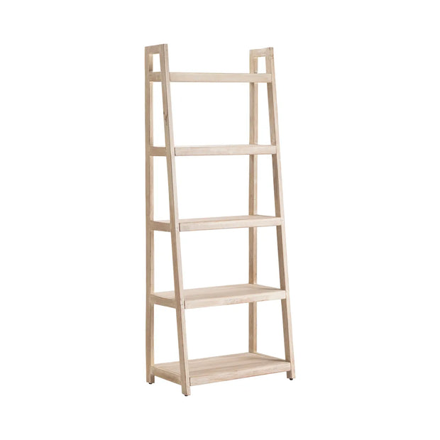 Crestview Collection Riverview Acacia Whitewashed Wood Etagere