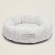 Barefoot Dreams CozyChic Pearl and Silver Round Pet Bed ~ Available in 3 Sizes