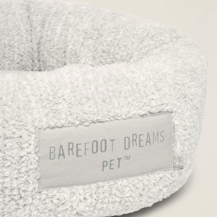 Barefoot Dreams CozyChic Pearl and Silver Round Pet Bed ~ Available in 3 Sizes