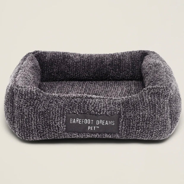 Barefoot Dreams CozyChic Carbon and Black Pet Bed ~ Available in 3 Sizes