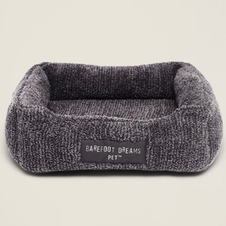 Barefoot Dreams CozyChic Carbon and Black Pet Bed ~ Available in 3 Sizes