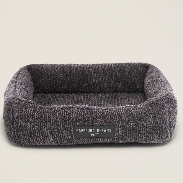 Barefoot Dreams CozyChic Carbon and Black Pet Bed ~ Available in 3 Sizes