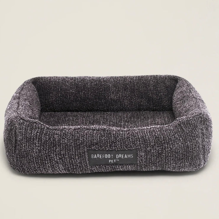 Barefoot Dreams CozyChic Carbon and Black Pet Bed ~ Available in 3 Sizes
