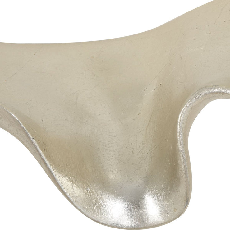 Uttermost Ripple Effect Sculpted Warm Silver Wall Decor ~ Set Of 3