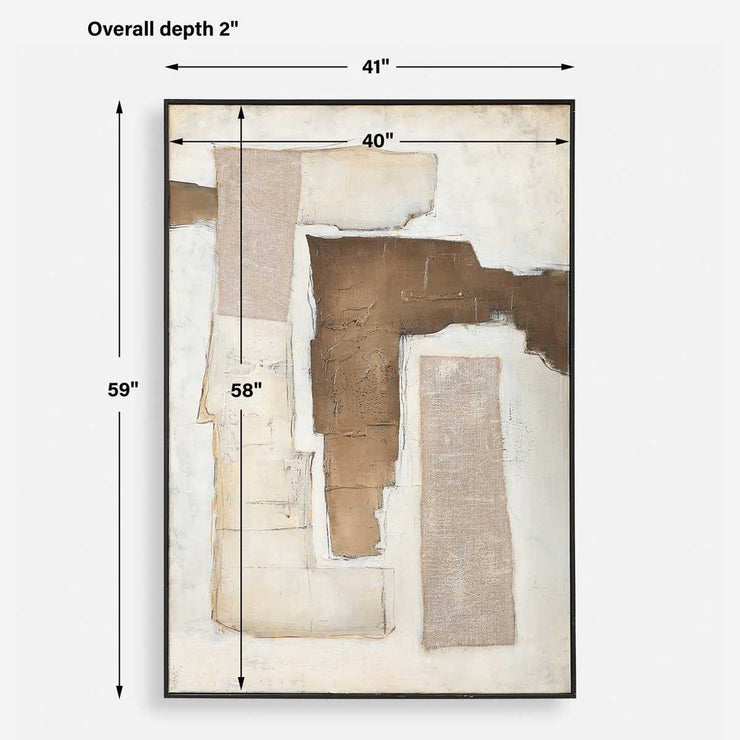 Uttermost Interference Abstract Hand Painted Canvas