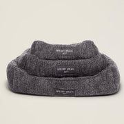 Barefoot Dreams CozyChic Carbon and Black Pet Bed ~ Available in 3 Sizes