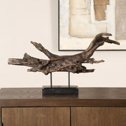 Uttermost Gilded Deep Dark Brown Branch Sculpture