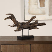 Uttermost Gilded Deep Dark Brown Branch Sculpture