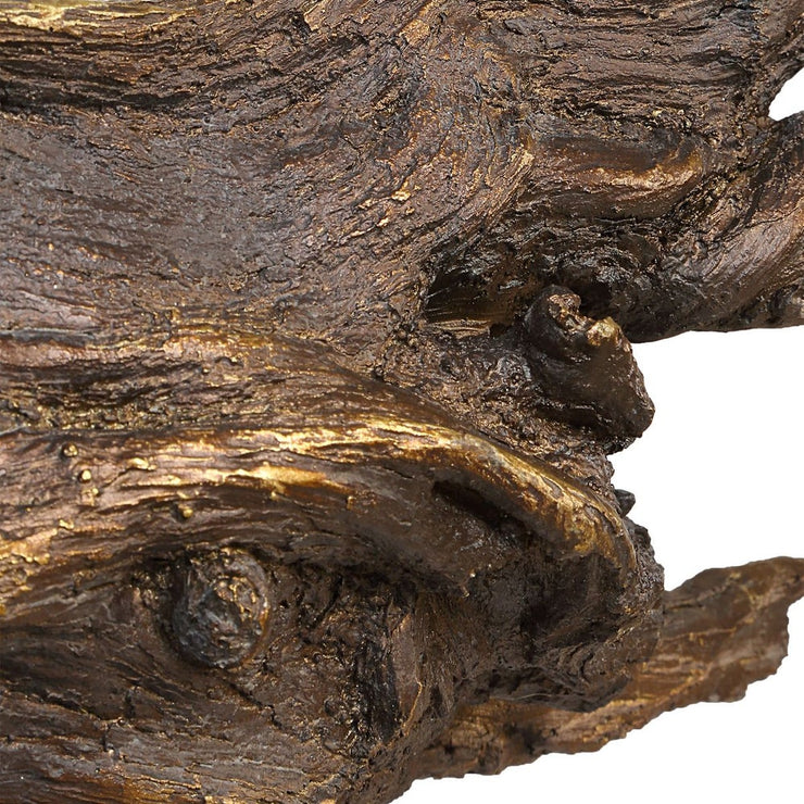 Uttermost Gilded Deep Dark Brown Branch Sculpture