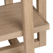 Crestview Collection Ashton Natural Wood Etagere