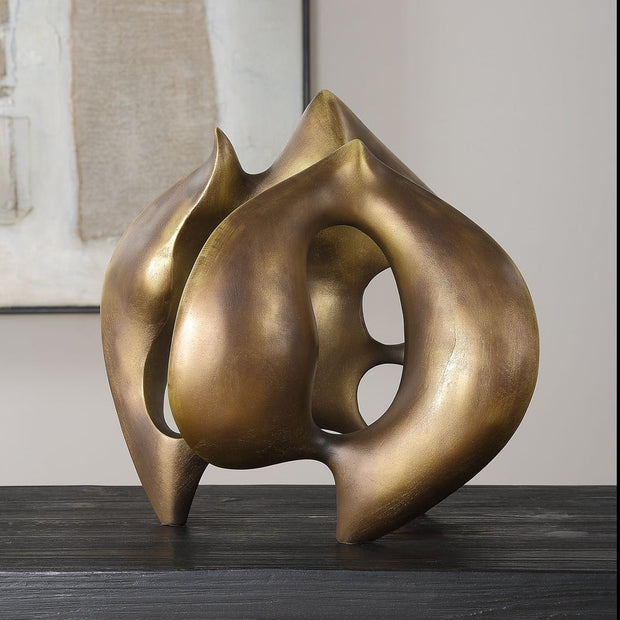 Uttermost Celestial Flow Abstract Bronze Sculpture