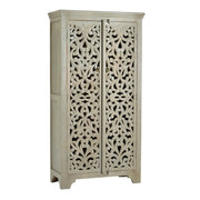 Crestview Collection Ishana Tall Mango Wood Cabinet
