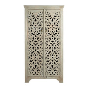 Crestview Collection Ishana Tall Mango Wood Cabinet