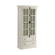 Crestview Collection Coventry Cario White Oak Cabinet
