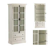 Crestview Collection Coventry Cario White Oak Cabinet