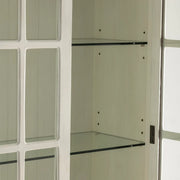 Crestview Collection Coventry Cario White Oak Cabinet