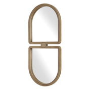 Uttermost Jacques Modern Art Deco Antiqued Gold Framed Mirror