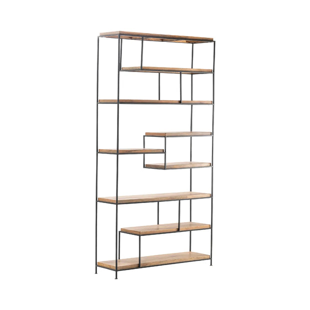 Crestview Collection Ellington Light Brown Wood Etagere