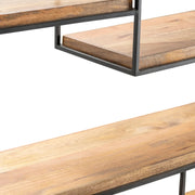 Crestview Collection Ellington Light Brown Wood Etagere