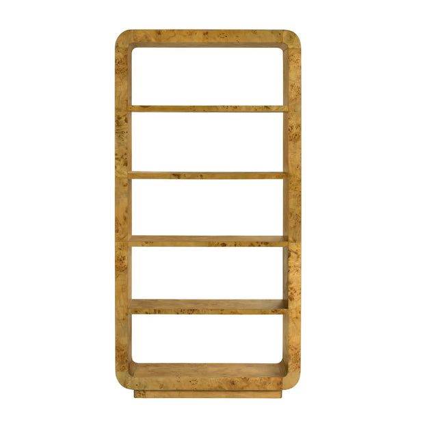 Crestview Collection Richmond Mappa Burl Wood Etagere