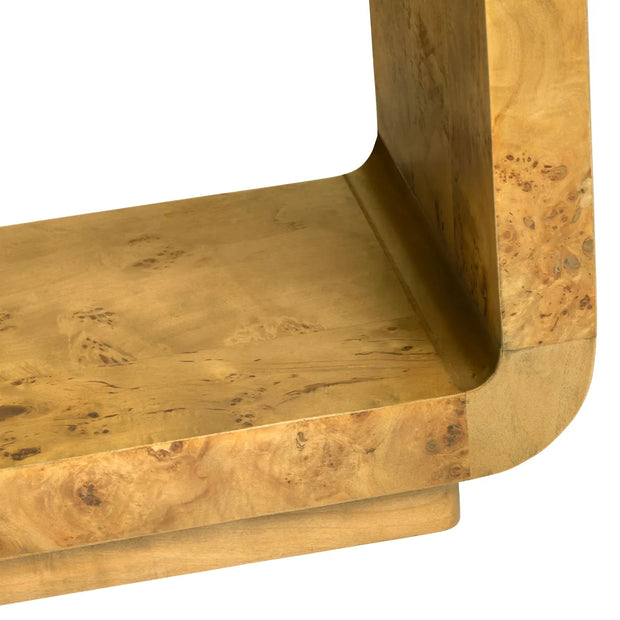 Crestview Collection Richmond Mappa Burl Wood Etagere