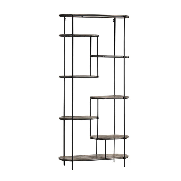 Crestview Collection Henderson Mango Wood Etagere