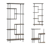 Crestview Collection Henderson Mango Wood Etagere