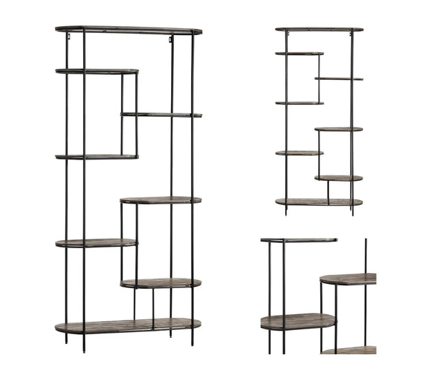 Crestview Collection Henderson Mango Wood Etagere