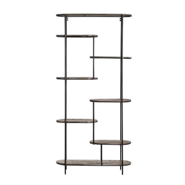 Crestview Collection Henderson Mango Wood Etagere