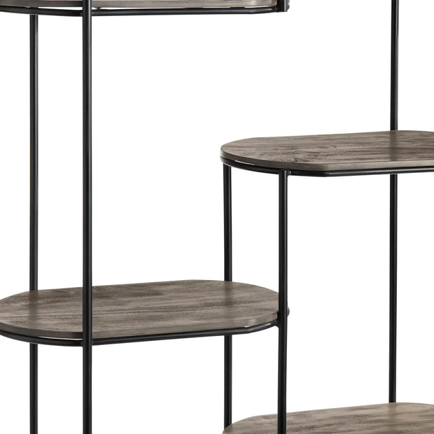 Crestview Collection Henderson Mango Wood Etagere