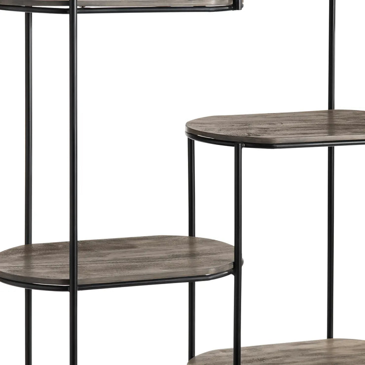 Crestview Collection Henderson Mango Wood Etagere