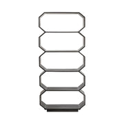 Crestview Collection Halston Dark Brown Modern Etagere