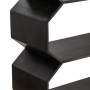 Crestview Collection Halston Dark Brown Modern Etagere