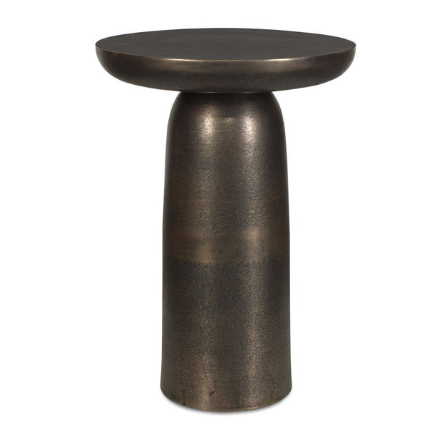 Uttermost Joppa Golden Dark Bronze Round Accent Table ~ Indoor And Outdoor Use