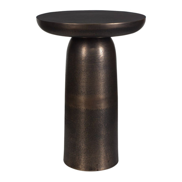 Uttermost Joppa Golden Dark Bronze Round Accent Table ~ Indoor And Outdoor Use