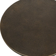 Uttermost Joppa Golden Dark Bronze Round Accent Table ~ Indoor And Outdoor Use